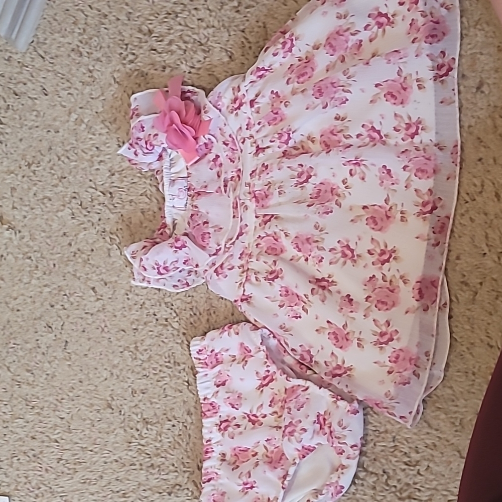 Princess rose floral dress